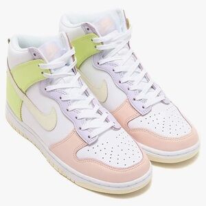 NWT Nike Women’s Dunk High Lemonade Twist/Cashmere size 9